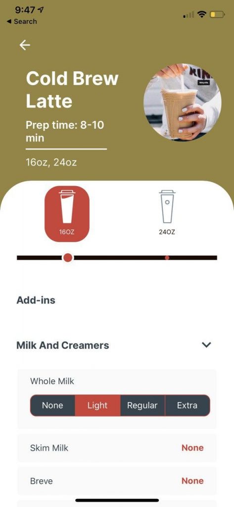 Coffee apps with proper add-ins